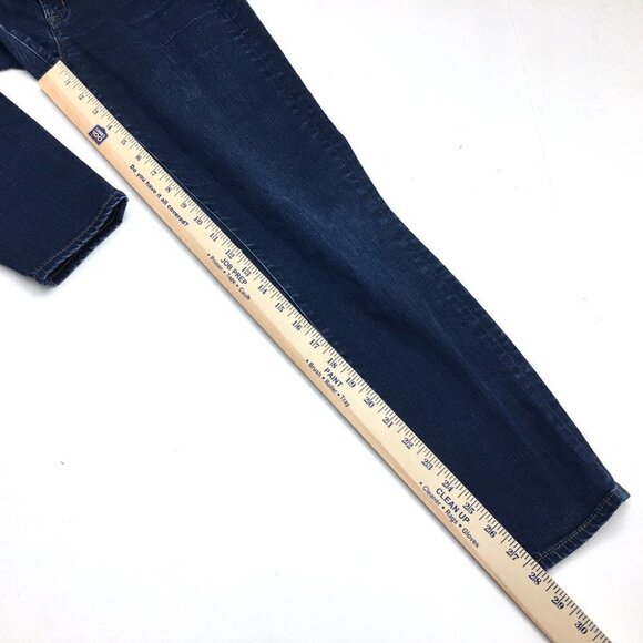 J. Crew Women's Jeans Toothpick Straight Leg Dark Wash Stretch size 28 - Picture 6 of 8